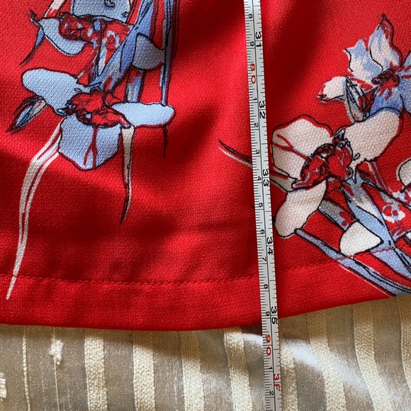 Twik by Simons Sleeveless Red Floral Dress - Picture 9 of 12